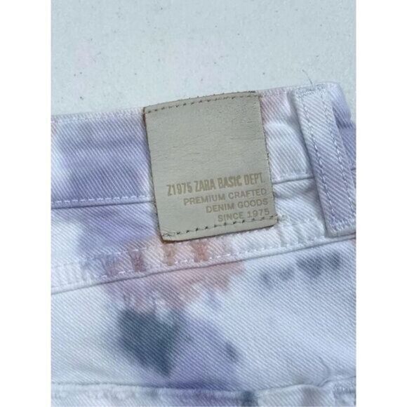 Zara Denim Jean Shorts Size 2 /‎ 26 - Picture 4 of 5